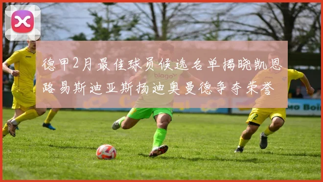 德甲2月最佳球员候选名单揭晓凯恩路易斯迪亚斯扬迪奥曼德争夺荣誉